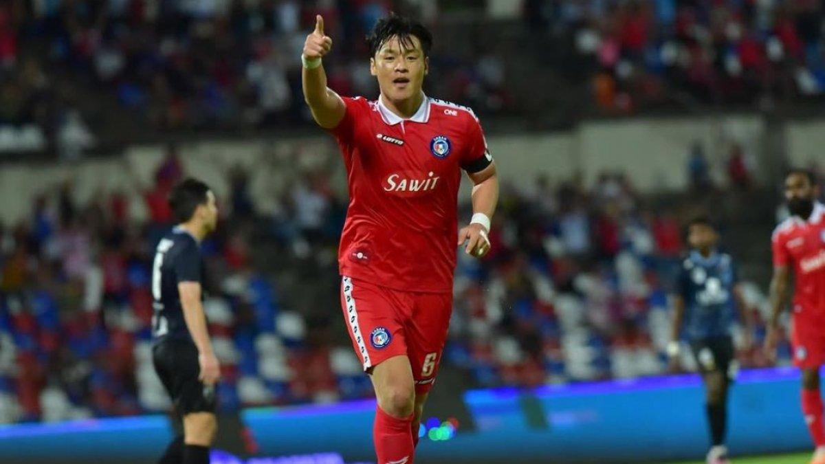 Potret Tae-su Park saat membela Sabah FC.