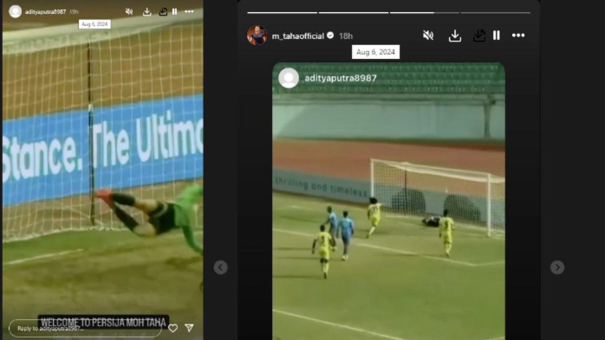 Taha merespost unggahan milik warganet