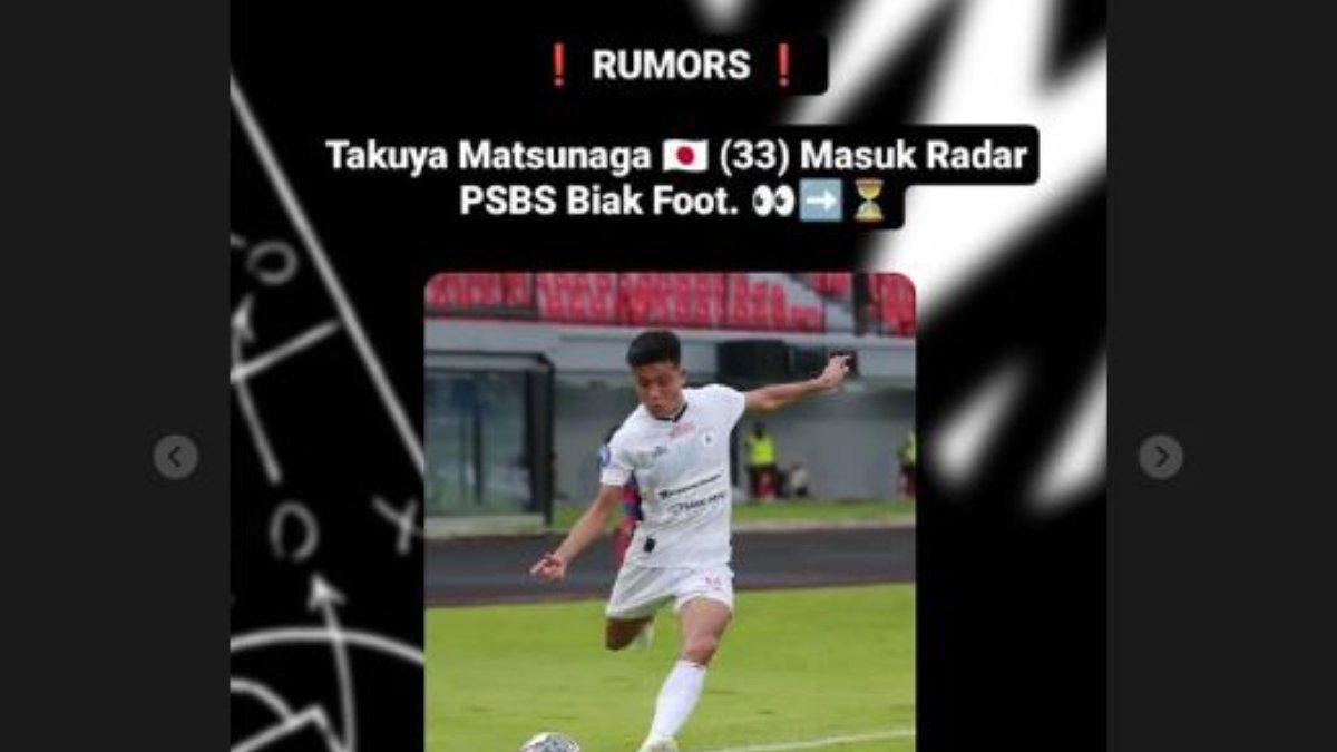 Takuya Matsunaga PSBS Biak 2