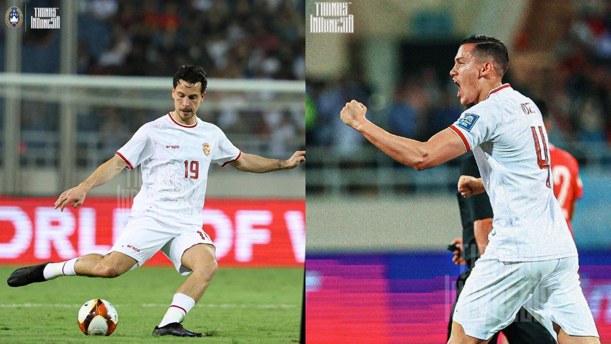 Kolase dua pilar baru Timnas Indonesia, Thom Haye (kiri) dan Jay Idzes (kanan).