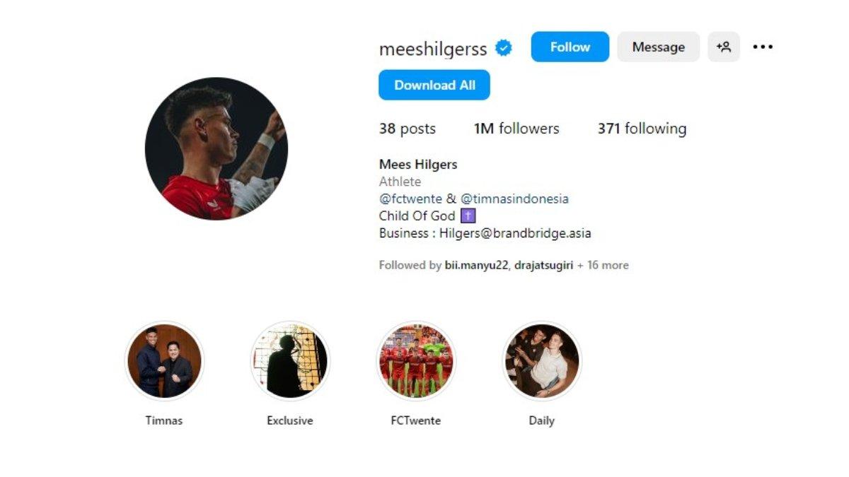 Timnas Indonesia follower hilgers
