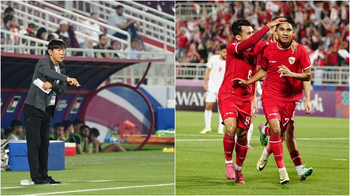 Cuplikan pertandingan Timnas U-23 Indonesia kontra Yordania di ajang Piala Asia U-23 2024 di Khalifa Stadium, Qatar, Minggu (21/4/2024).