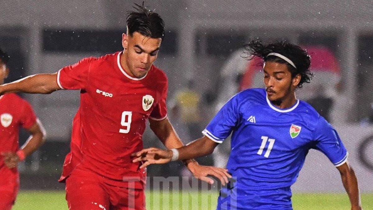Cuplikan laga Timnas U-20 Indonesia vs Timnas U-20 Maladewa di Stadion GBK Madya, Jakarta, Rabu (25/9/2024).