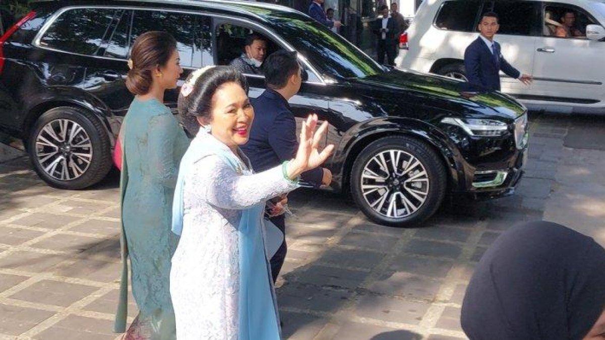 Titiek Soeharto di Kertanegara, Jakarta Selatan, Minggu (20/10/2024).