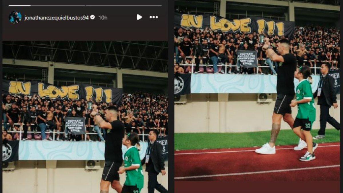 Unggahan eks PSS Sleman, Jonathan Bustos yang memamerkan momennya ketika membela Super Elja di Liga 1 2023 kemarin, kode keras ingin balikan? Selasa (29/10).