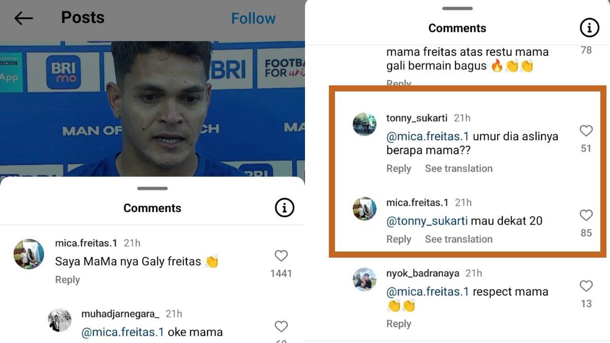 Sosok yang diyakini sebagai ibu kandung dari winger PSIS Semarang Gali Freitas turut muncul saat sang anak menjadi pemain terbaik dalam laga melawan PSBS Biak di pekan ketiga Liga 1 2024 lalu. Sang Ibunda dari Gali Freitas juga sempat membeberkan usia winger PSIS Semarang tersebut yang kerap menjadi pertanyaan di kalangan pecinta sepak bola Tanah Air.