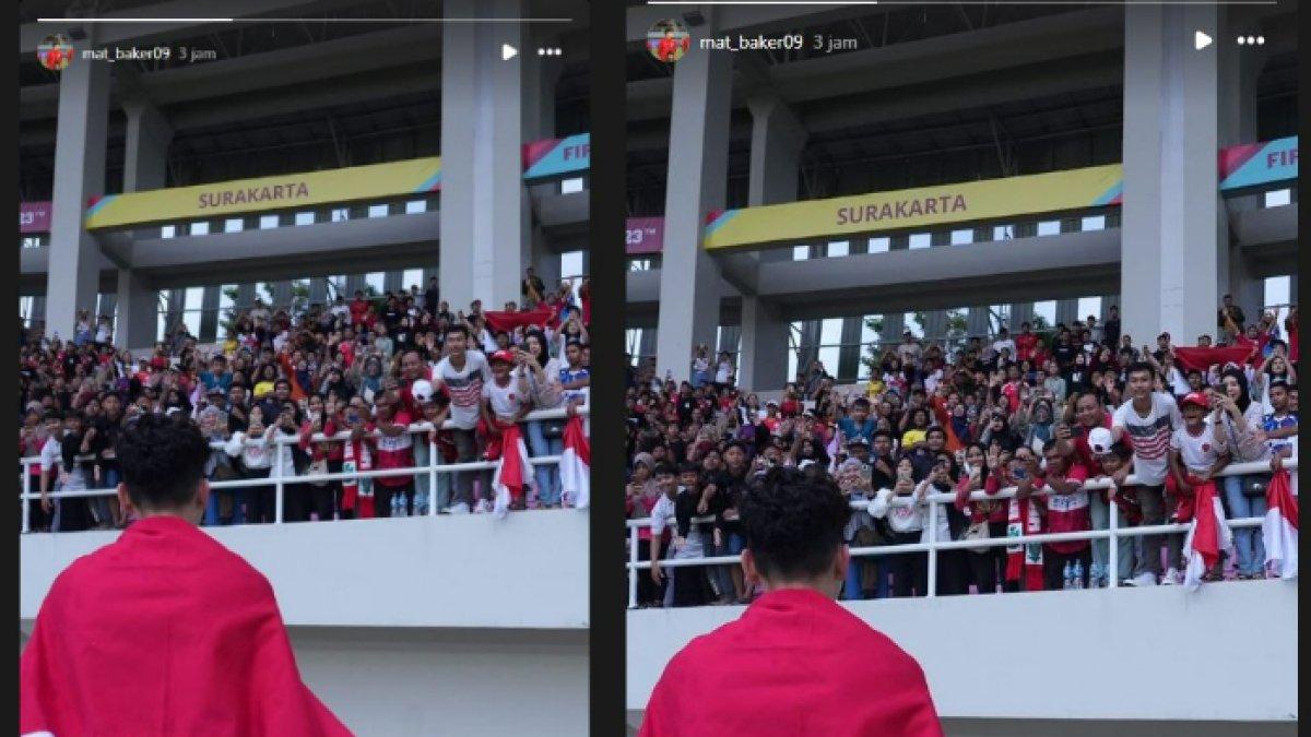 Unggahan story Instagram pemain Timnas U-16 Indonesia, Matthew Baker, Rabu (31/7/2024). Dirinya mengunggah momen membela Timnas U-16 Indonesia di ASEAN Cup U-16 2024 di Solo.