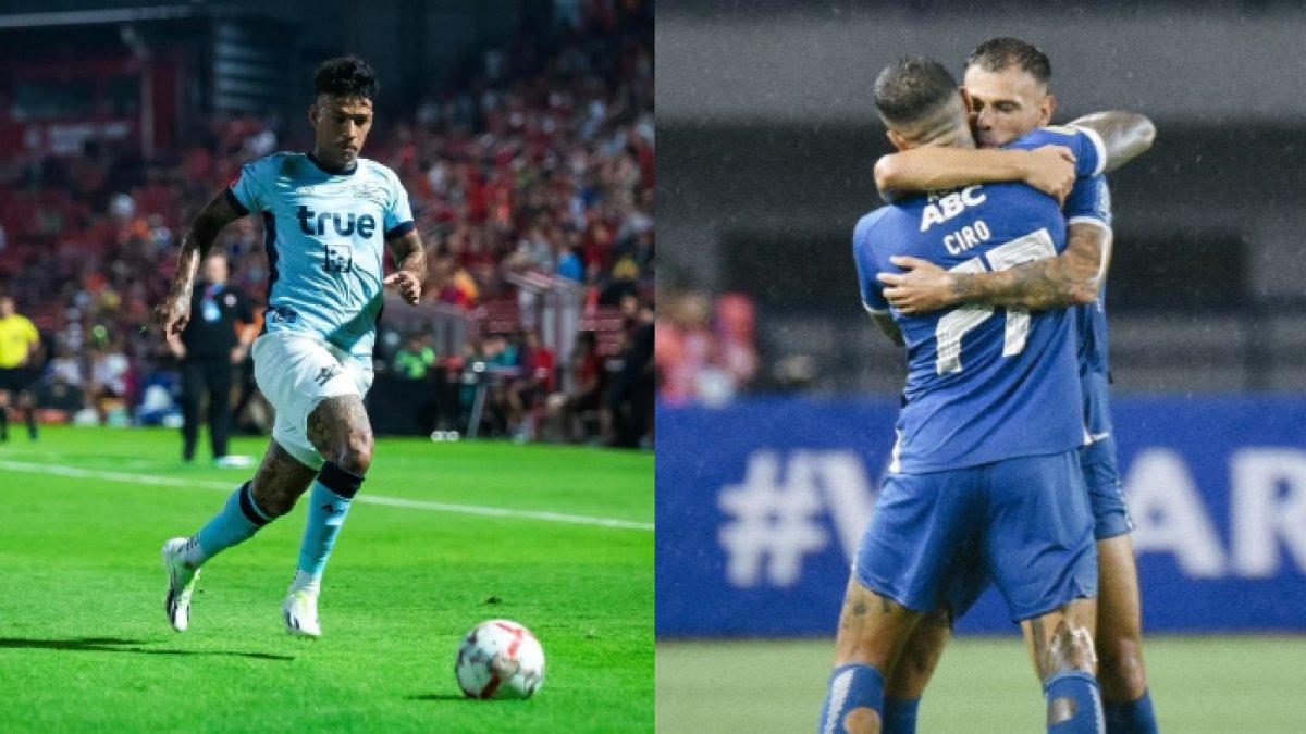 Kolase foto winger dari Liga Thailand, Vander Luis (kiri) yang segera hengkang dan bisa ditampung oleh Persib Bandung (kanan) di paruh kedua Liga 1 2024 nanti.