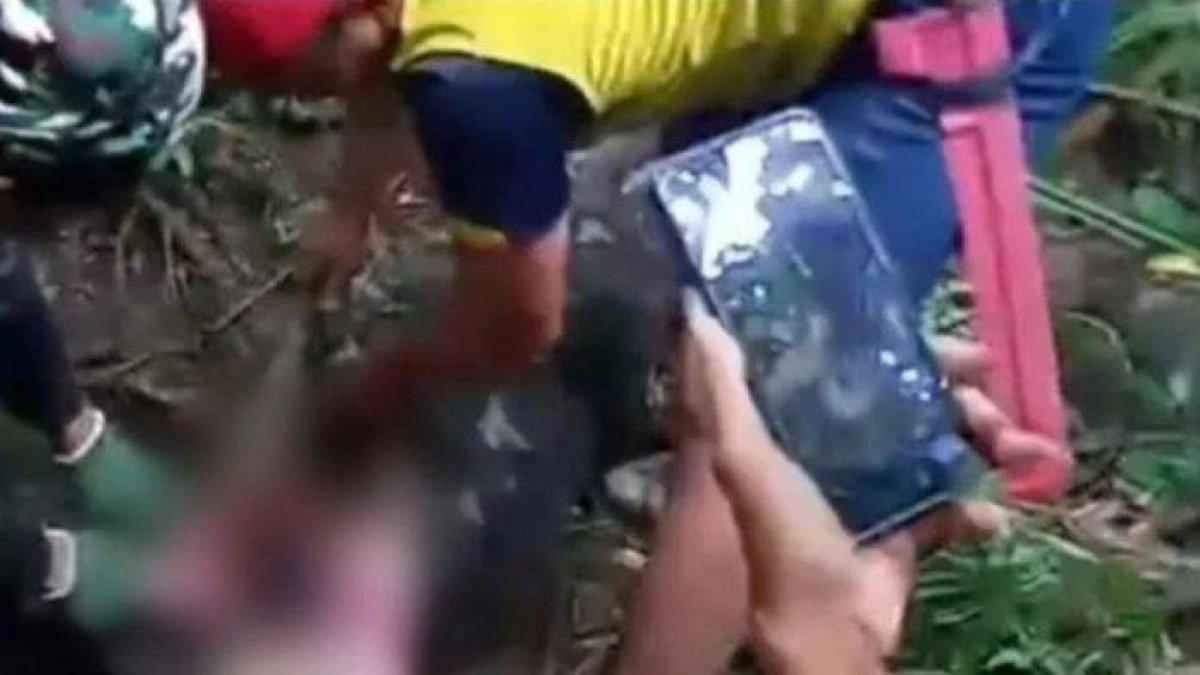 Video viral Farida ditemukan di dalam perut ular piton, Jumat (7/8/2024)