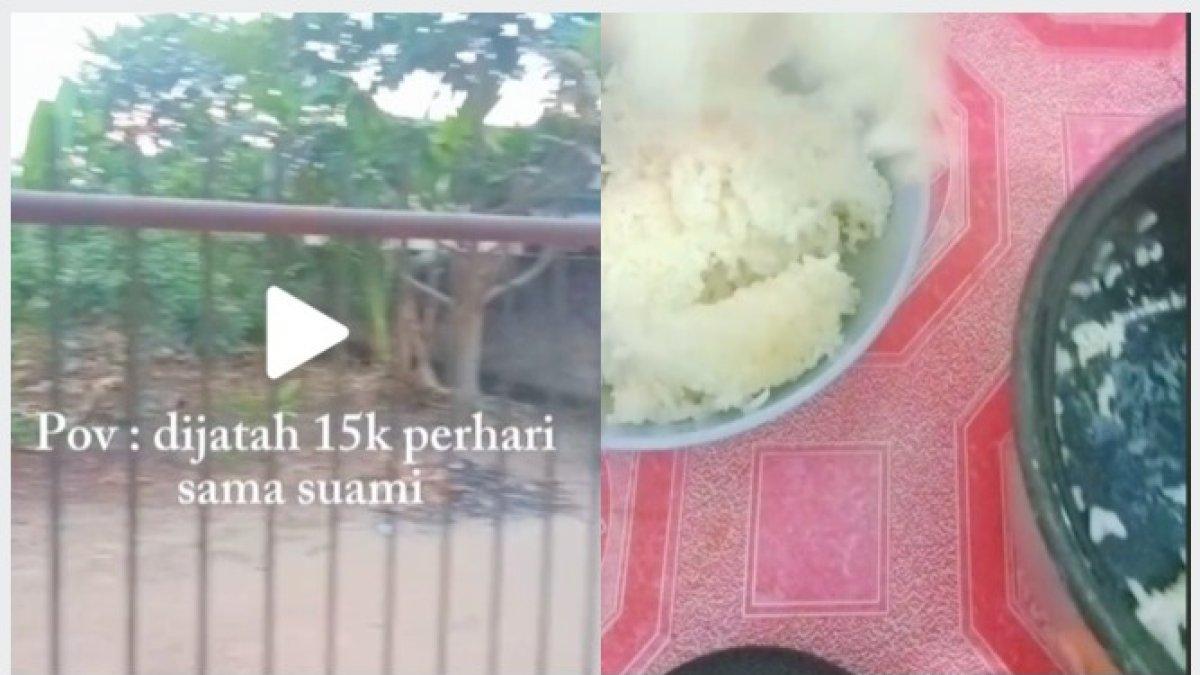 TikTok @ainzamroatul_
Viral konten dijatah Rp 15k sama suami