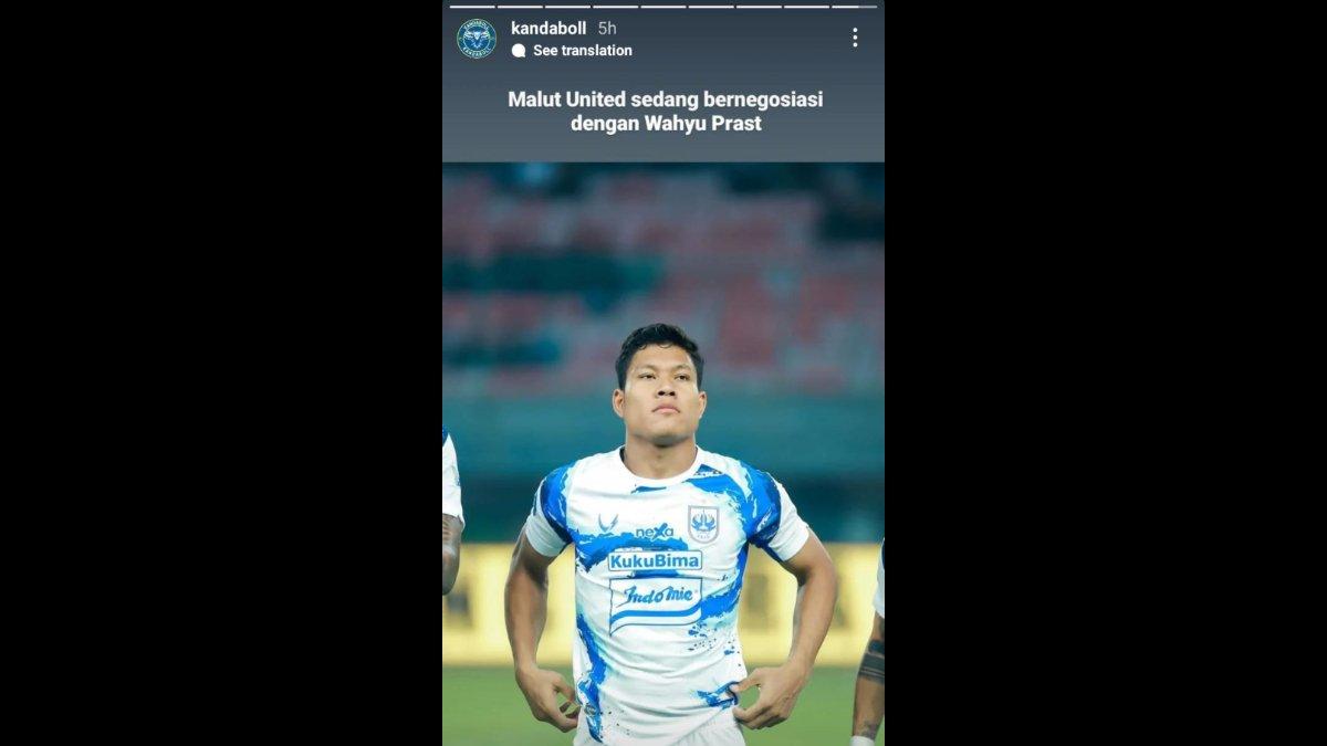 Rumor bek Timnas Indonesia milik PSIS Semarang, yakni Wahyu Prasetyo yang diincar oleh Malut United jelang Liga 1 2024.