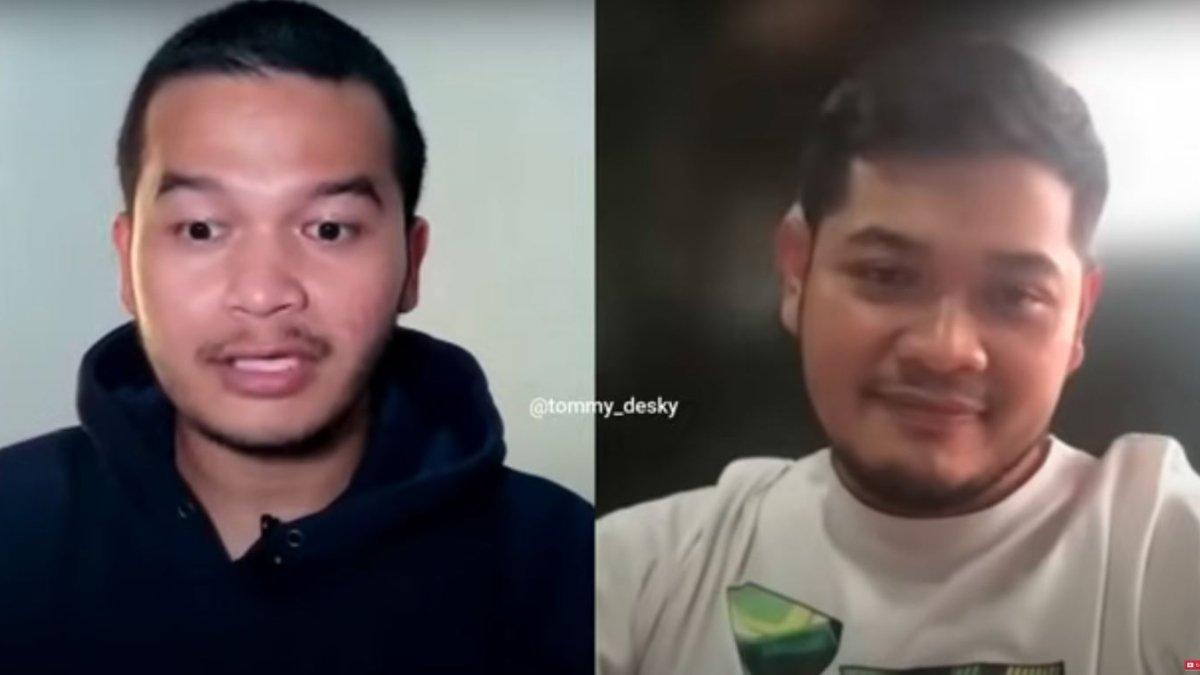 YouTuber Tommy Desky saat mewawancarai bos dari PSMS Medan, Ari Maulana Basri terkait pergerakan tim di Liga 2 2024.
