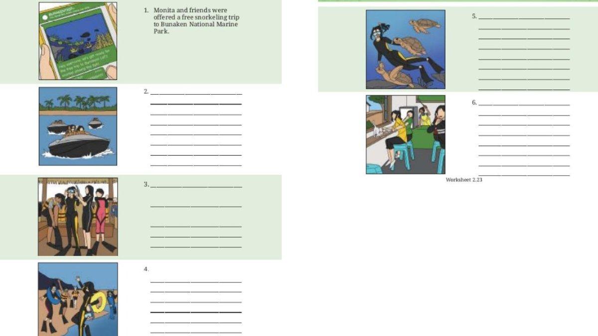 Worksheet 2.23 halaman 122-123.