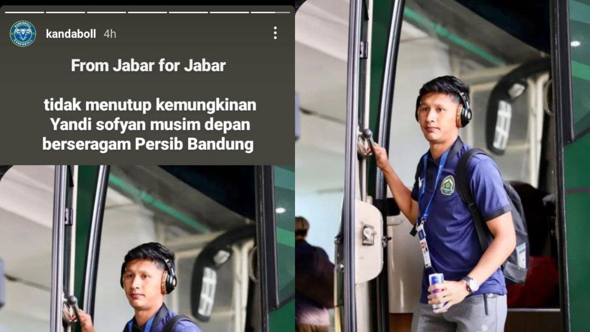 Rumor sosok Yandi Sofyan yang memiliki peluang untuk direkrut oleh Persib Bandung lagi di musim 2024/2025 kelak.