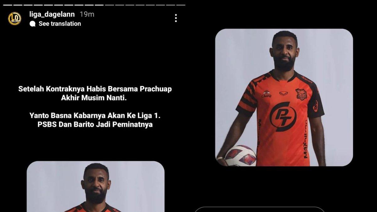 Rumor eks bek Timnas Indonesia Yanto Basna yang diincar oleh PSBS Biak dan Barito Putera.