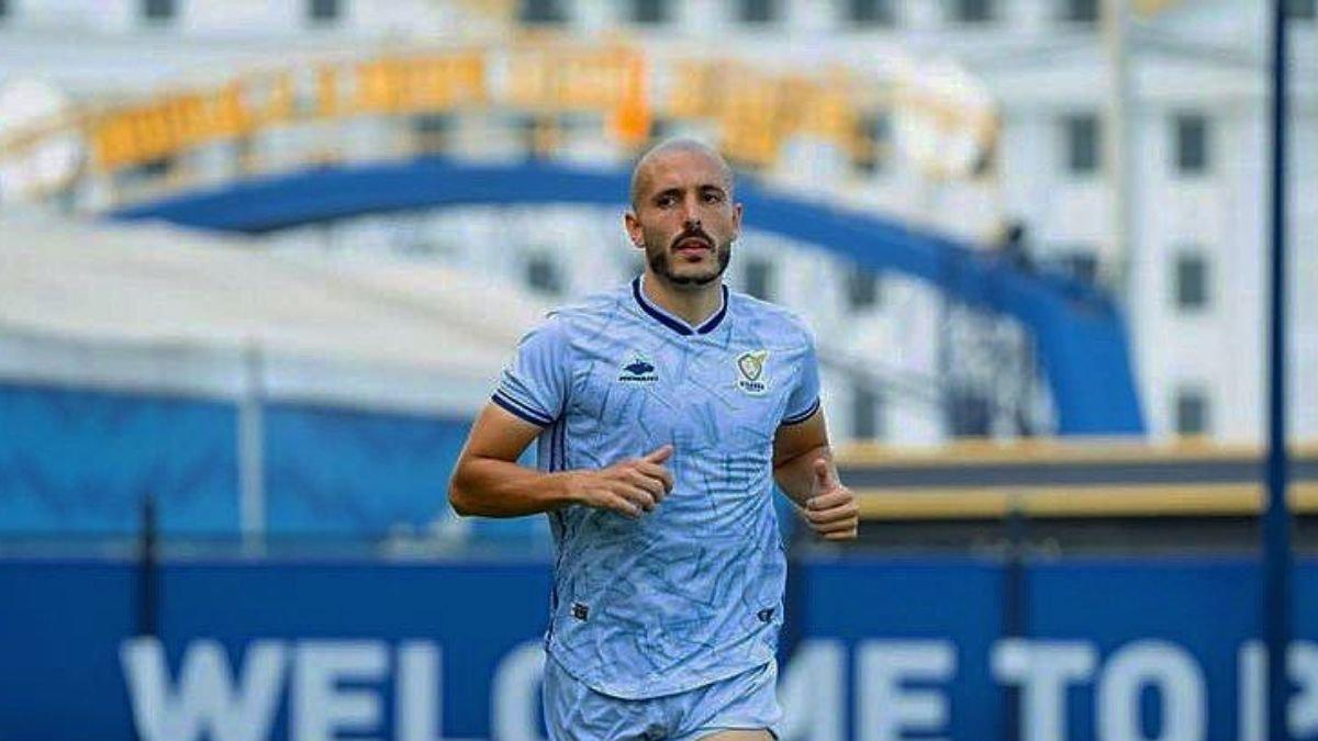 Potret Youssef Ezzejjari, mantan pemain Persik Kediri yang sekarang bersinar di Liga Kamboja.