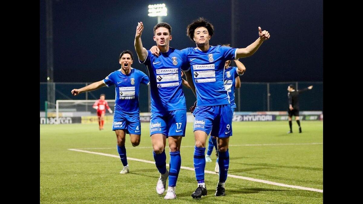 foto Yuto Morita dalam laga Malta di Centenary Stadium pada jam unggahan Instagram @moritayuto19 pada 25 Februari 2024