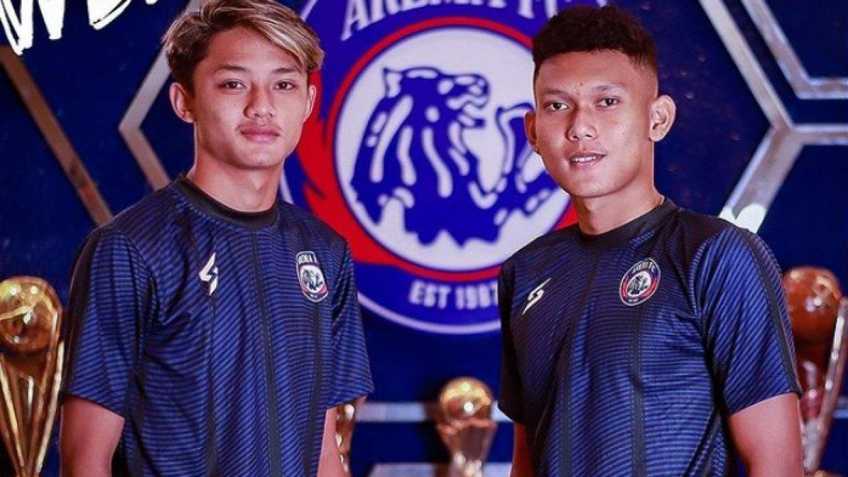 Achmad Maulana Syarif dan Ginanjar Wahyu didatangkan Arema FC dari Persija Jakarta dengan status pinjaman, Minggu (11/6/2023).