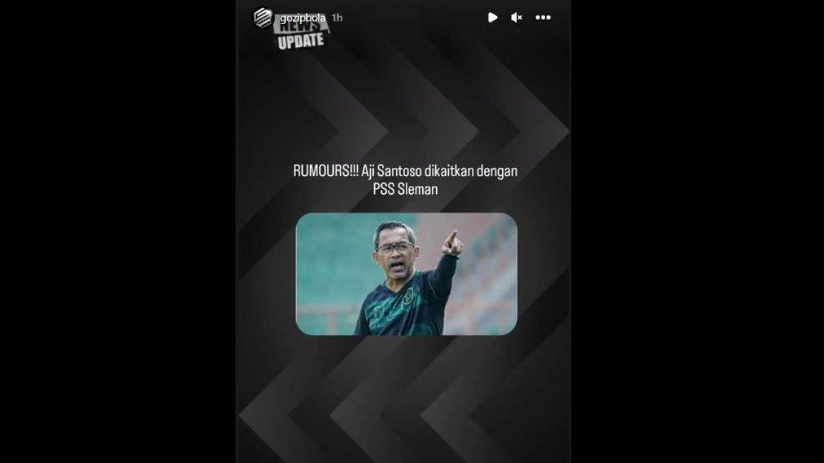 Sosok pelatih Persebaya Surabaya yang baru saja diistirahatkan, yakni Aji Santoso rumornya diminati oleh PSS Sleman di pertengahan Liga 1 2023 ini.