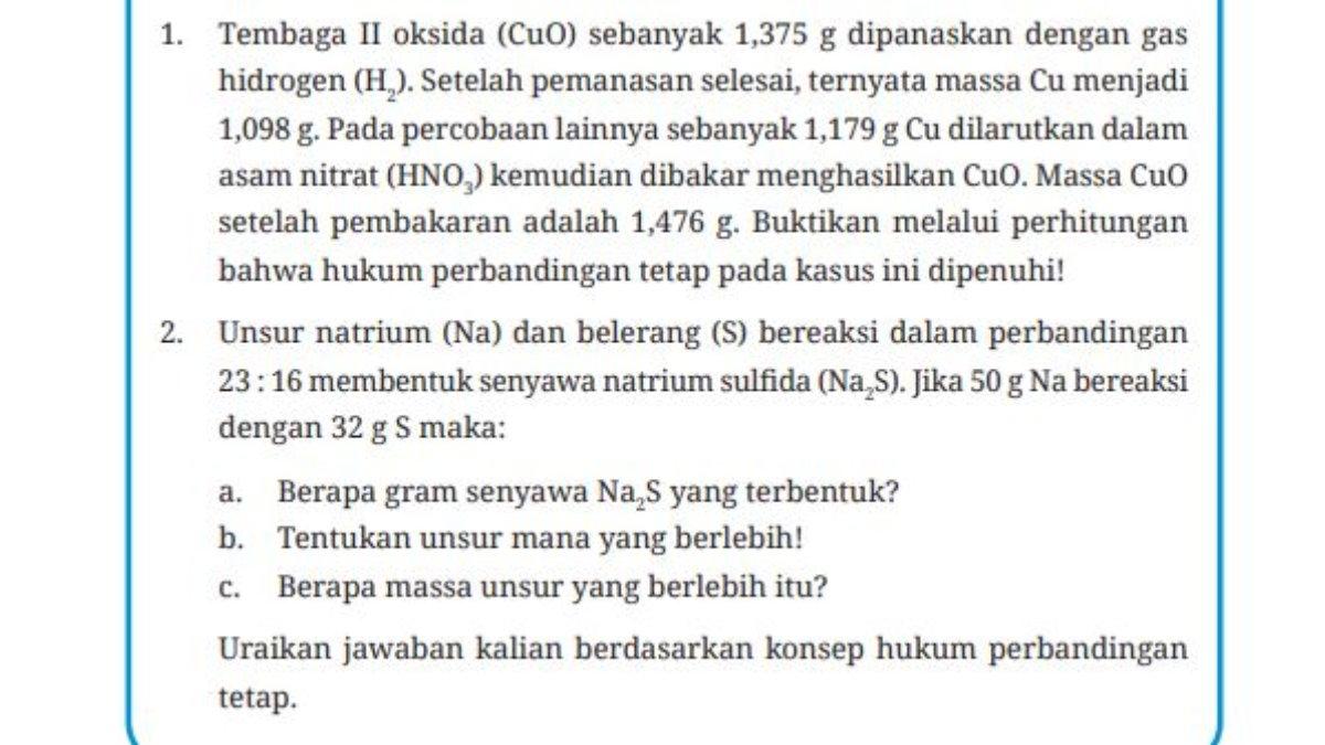 Soal Aktivitas 4.5 Halaman 134, Ilmu Pengetahuan Alam Kelas 10 SMA/MA.