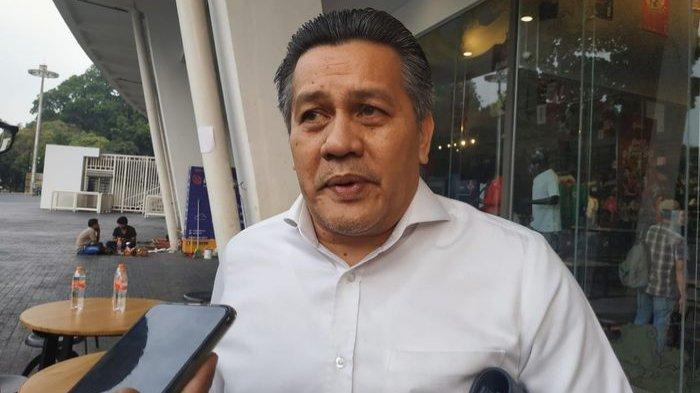 Anggota Komite Eksekutif (Exco) PSSI, Gusti Randa, di Garuda Store, Jakarta, Kamis (12/9/2019).