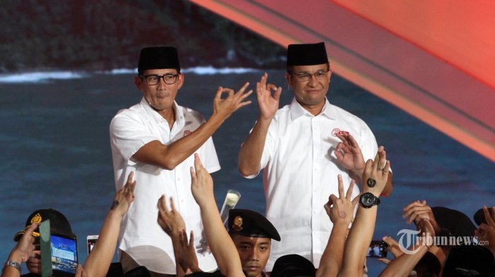 Anies Baswedan dan Sandiaga Uno