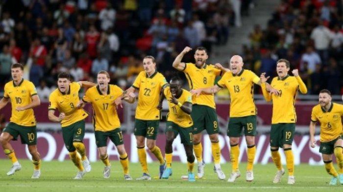 Australia berhasil lolos ke babak kualifikasi Piala Dunia Qatar 2022 setelah berhasil mengalahkan Peru.