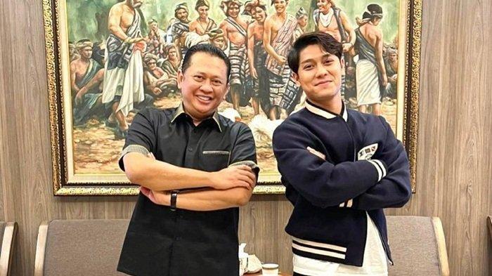 Bambang Soesatyo mengunggah fotonya bersama Rizky Billar, Rabu (2/6/2021).