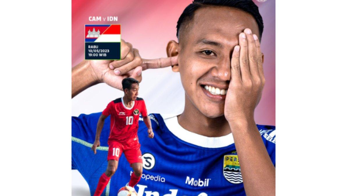 Beckham Putra, pemain Persib Bandung yang berlaga di SEA Games 2023.