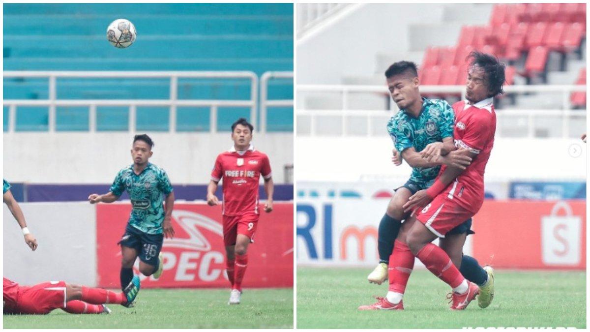 Bek kanan PSIS Semarang, Fredyan Wahyu saat melawan Persis Solo.