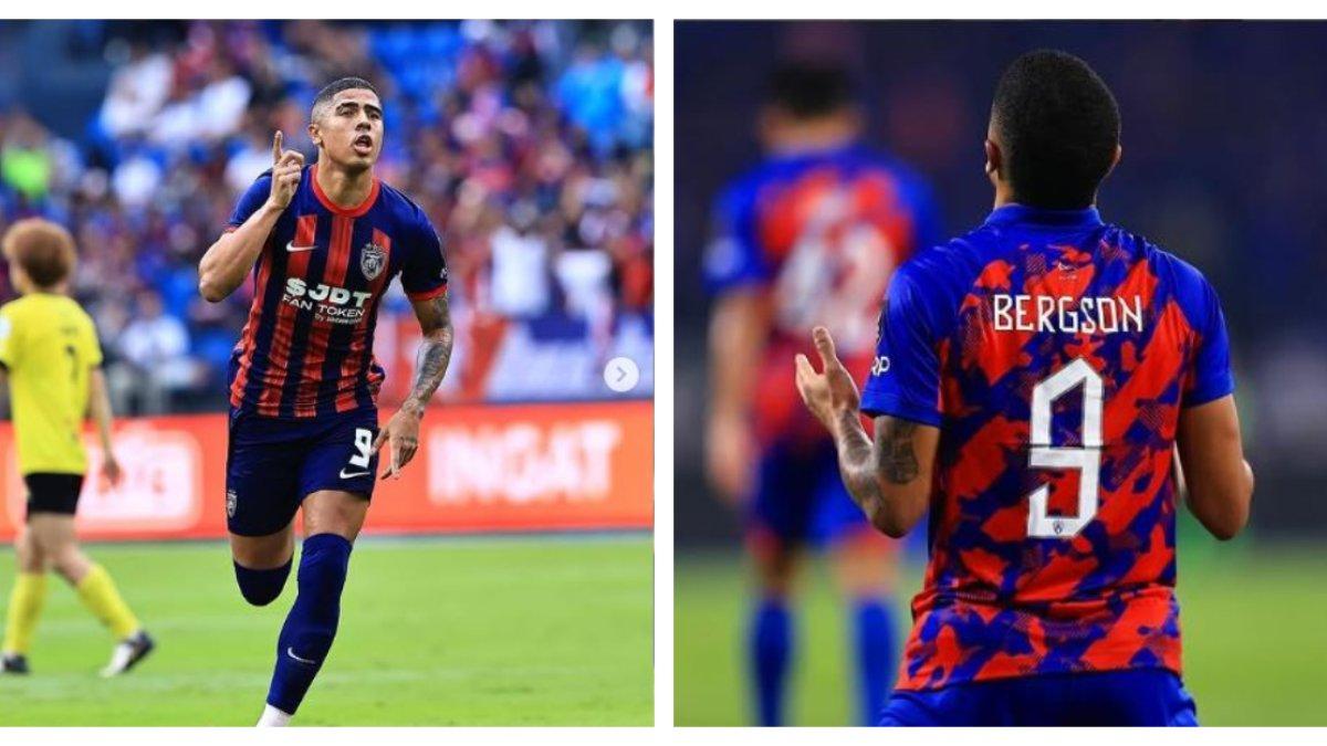 PROFIL PEMAIN - Selebrasi Bergson bersama klubnya saat JDT.
