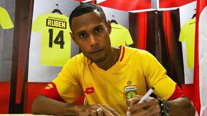 Bhayangkara FC datangkan Ruben Sanadi, pada Rabu (29/1/2020).