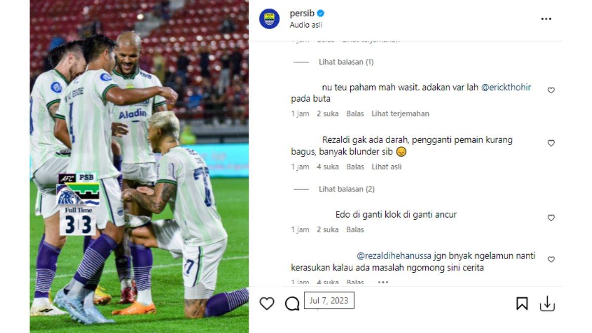 Bobotoh bongkar kesalahan Luis Milla set