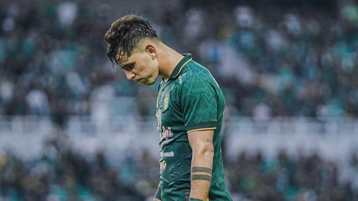 Potret Bruno Moreira, winger Persebaya Surabaya.