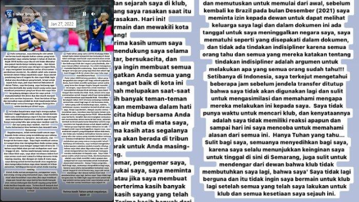 Bruno Silva memberi bantahan terkait indispliner.