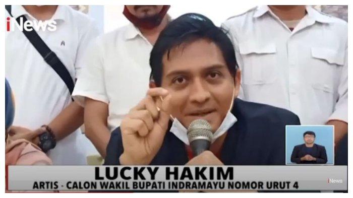 Artis sekaligus calon wakil bupati Indramayu, Lucky Hakim