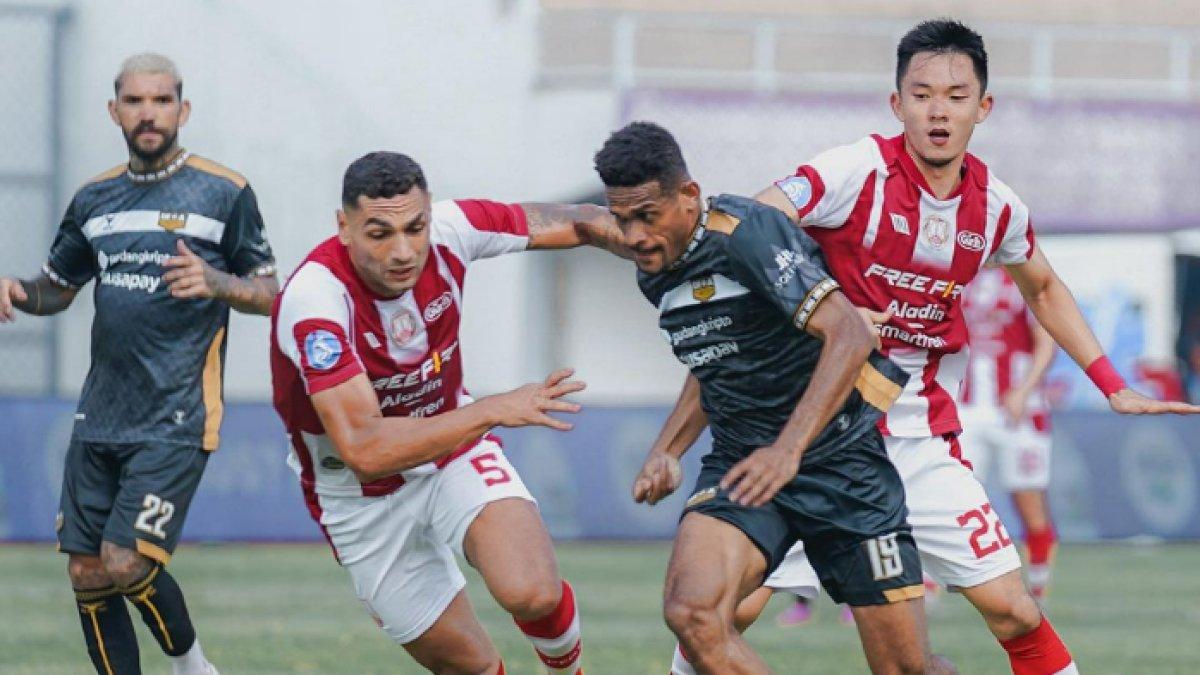 Cuplikan laga Dewa United melawan Persis Solo dalam lanjutan Liga 1 2023 pekan keenam di Stadion Indomilk Arena, Jumat (5/8/2023).