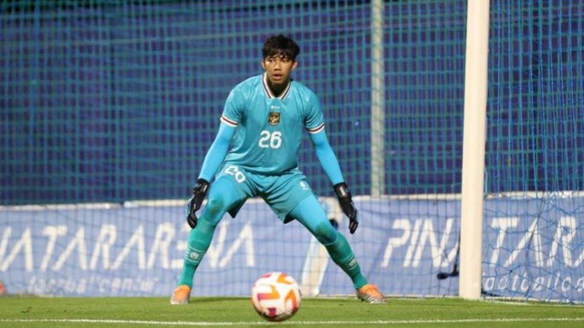 Daffa Fasya ketika mengenakan seragam Timnas Indonesia.