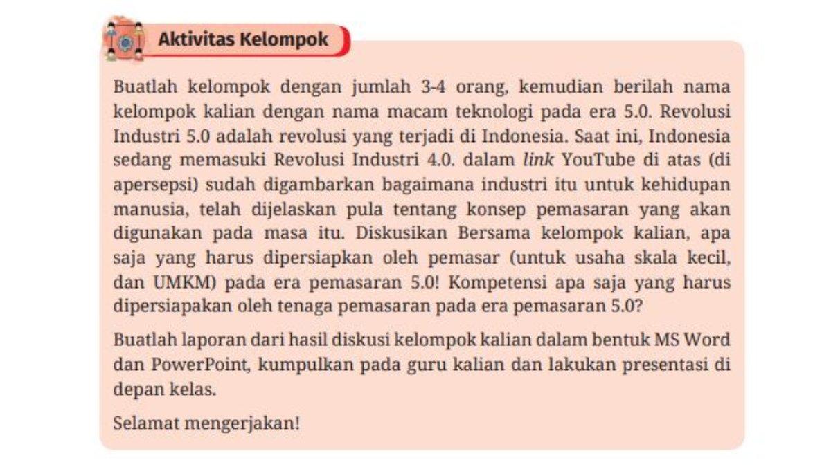 Soal Bab 2: Aktivitas Kelompok Halaman 51.