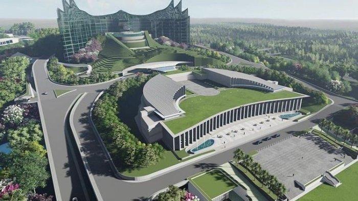 Desain Ibu Kota Negara (IKN) Nusantara. Nantinya IKN Nusantara akan dipimpin kepala otorita yang ditunjuk langsung oleh presiden.