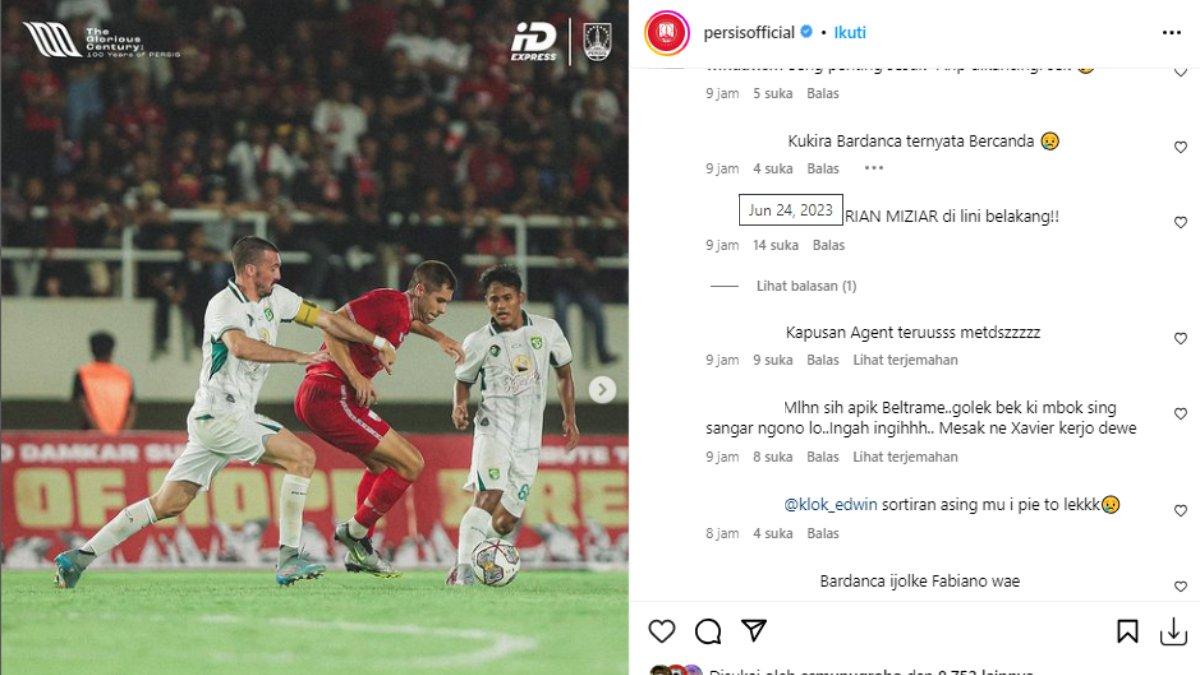 Diego Bardanca dijuluki 'Bercanda' oleh Pasoepati.