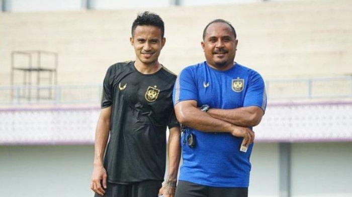 Dua sosok penting di PSIS Semarang, Finky Pasamba (kiri) dan Imran Nahumarury (kanan) dalam unggahan akun Instagram @16finkypasamba pada Senin (15/11/2021).