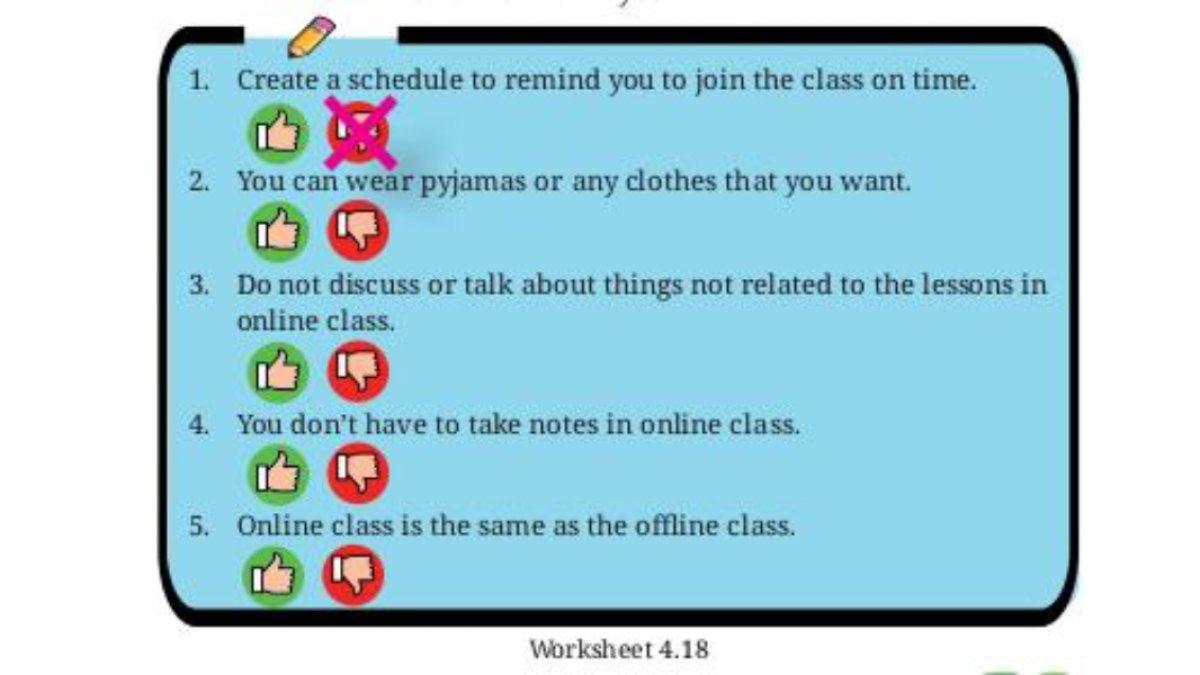 Worksheet 4.18 halaman 177, English for Nusantara kelas 7 SMP.