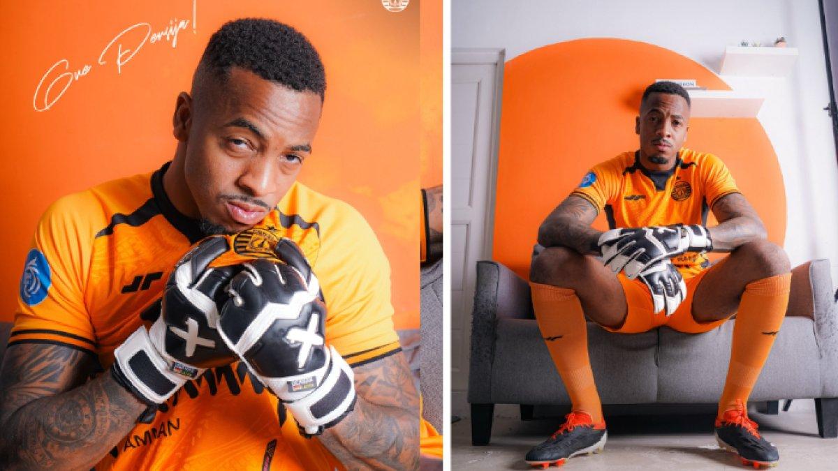 Kiper asing yang didatangkan Persija Jakarta di awal musim 2024/2025, Carlos Eduardo.