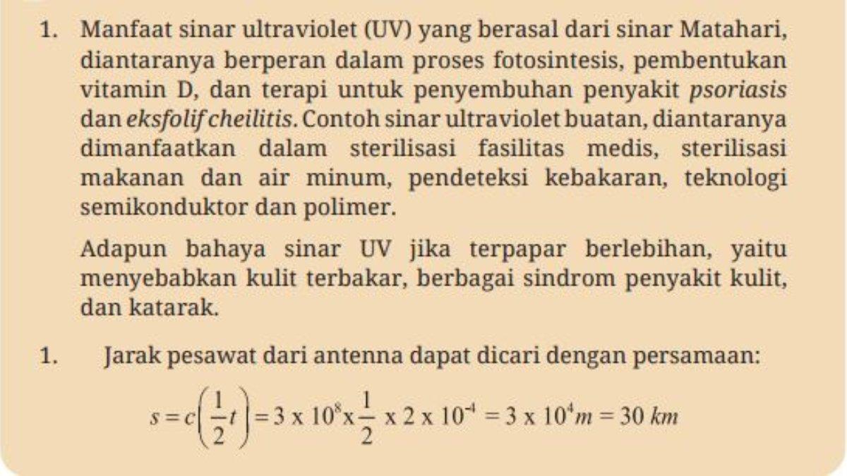Jawaban Soal Nomro 1 - 2 Halaman 110, Fisika Kelas 12 SMA/MA.