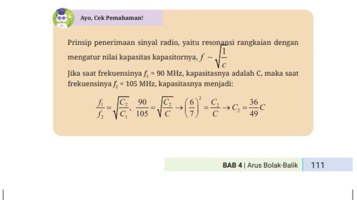 Jawaban: Ayo Cek Pemahaman Halaman 90.