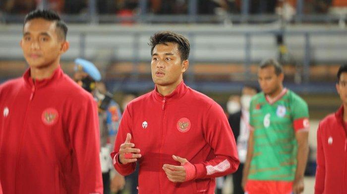 Gelandang serang Arema FC, Muhammad Rafli ketika membela Timnas Indonesia.