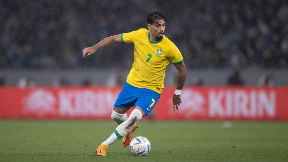 Potret pemain asal Brasil yang berseragam West Ham, Lucas Paqueta.