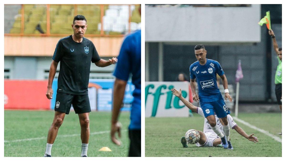 Gelandang tengah PSIS Semarang, Delvin Rumbino.