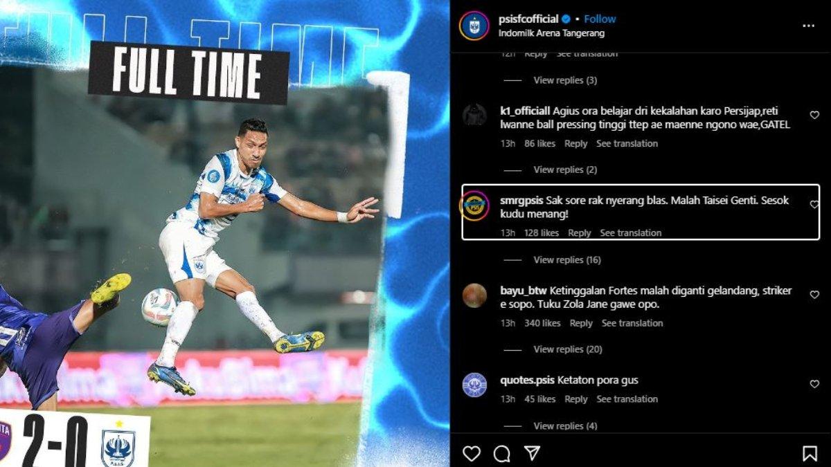 Pelatih PSIS Semarang, Gilbert Agius tengah mendapat kritikan tajam seusai keputusannya dianggap Panser Biru dan Snex menjadi alasan kekalahan 0-2 Laskar Mahesa Jenar di pekan kedua Liga 1 2023 lalu.
